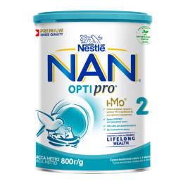 Nestle Смесь НАН 2 OPTIPRO сухая молочная 800г
