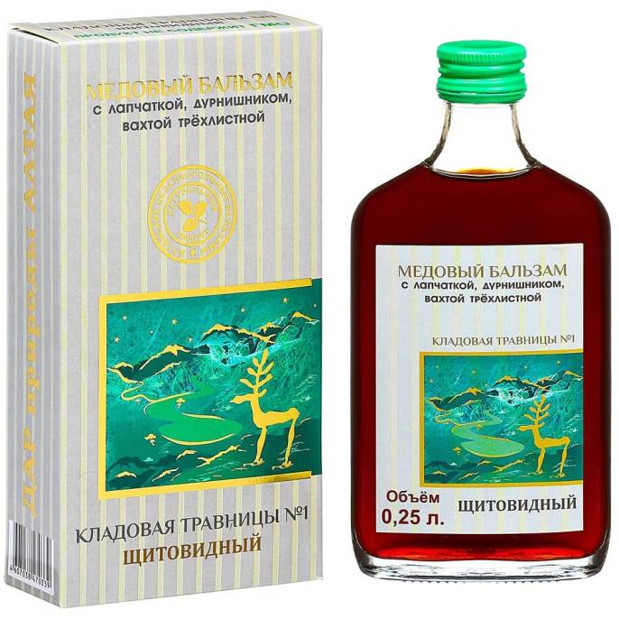 Бальзам «Кладовая травницы №1» щитовидный, 250 мл.