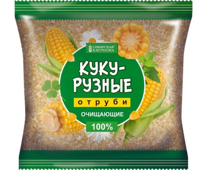 Отруби Кукурузные Сибирские очищающие 180г