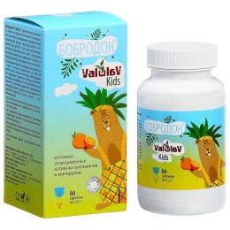 Бобродок ValulaV Kids витамины для детей 60 таб.