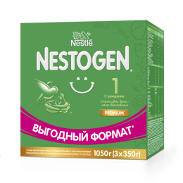 Nestle Смесь Нестожен 1 сухая молочная с пребиотиками 1050 гр