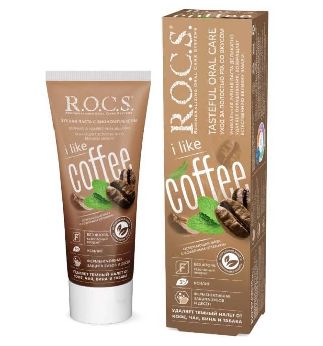 Рокс Зубная паста iLike Coffee 74г