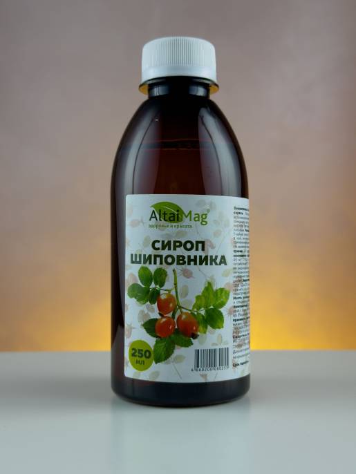 Сироп шиповника натуральный 250г