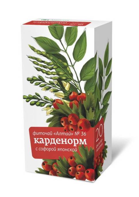 Фиточай №36 Карденорм с софорой японской 20 пакетиков