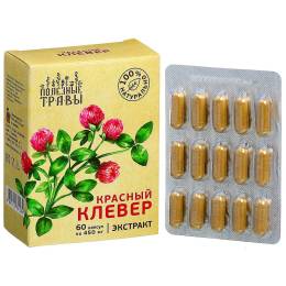 Фитокомплекс «Полезные травы» красный клевер, 60 капсул