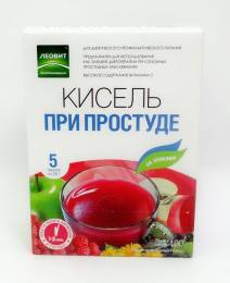 Кисель при простуде Леовит 20 г 5 штук