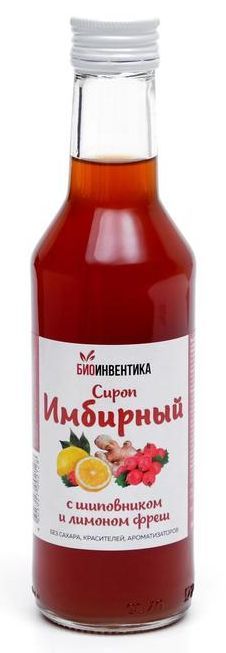 Сироп имбирный с шиповником и лимоном фреш 250 мл