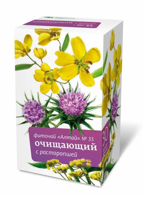 Фиточай Алтай №35 Очищающий с расторопшей 30 пакетиков