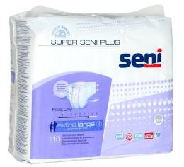 Подгузники Super Seni Плюс AIR для взрослых Extra Large 10шт