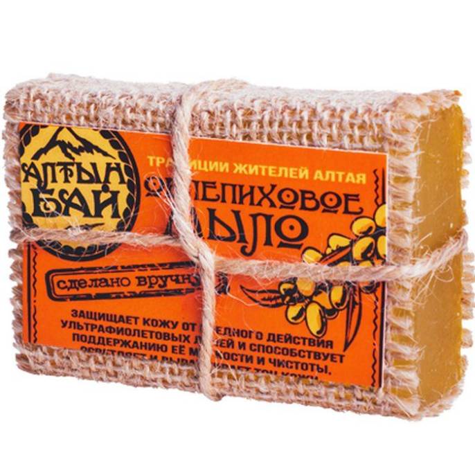 Мыло АЛТЫНБАЙ натуральное Облепиховое 80г