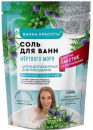 Соль для ванны Ванна красоты Антицеллюлитная Мертвого моря 500г 30г