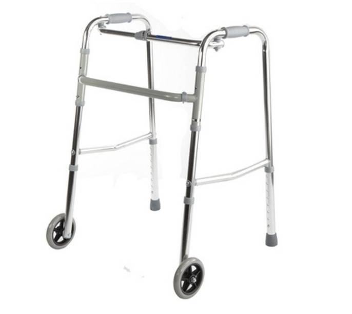 Ходунки R Wheel с 2 мя колесами хром