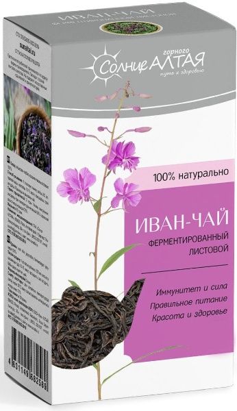 Иван чай листовой ферментированный Солнце Алтая 30г