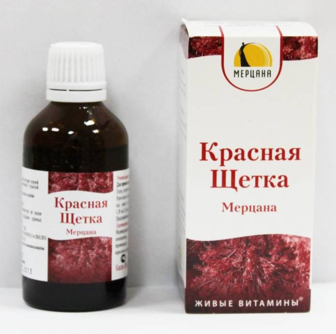 Красная щетка 50мл