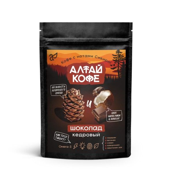 Кофе Алтай Шоколад кедровый Алтай Селигор 120г