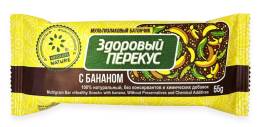 Батончик с бананом Здоровый перекус 55г