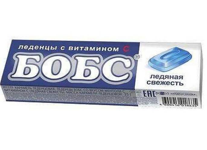 БОБС леденцы Ледяная свежесть 35г