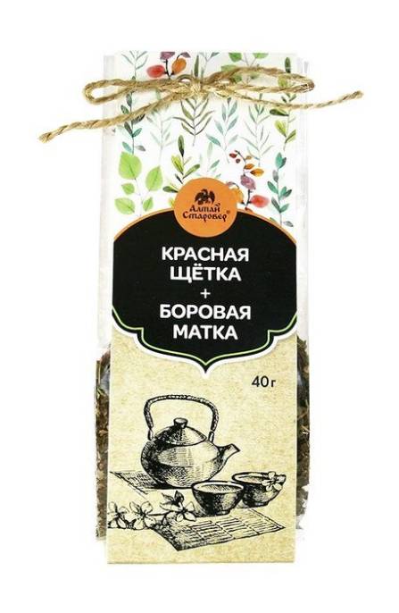 Фита Красная щетка Боровая матка чайный напиток 40г
