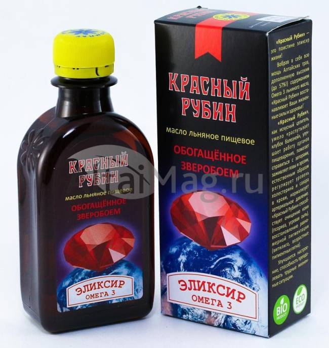 Масло льняное Красный рубин 200мл