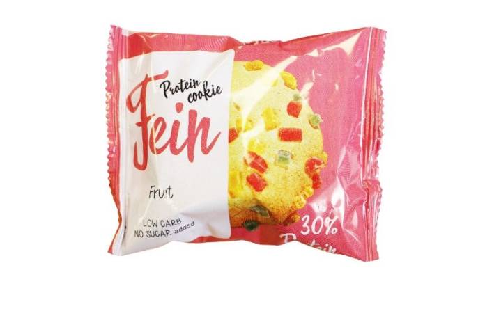Печенье протеиновое Fein 25% белка Фрукты 40г