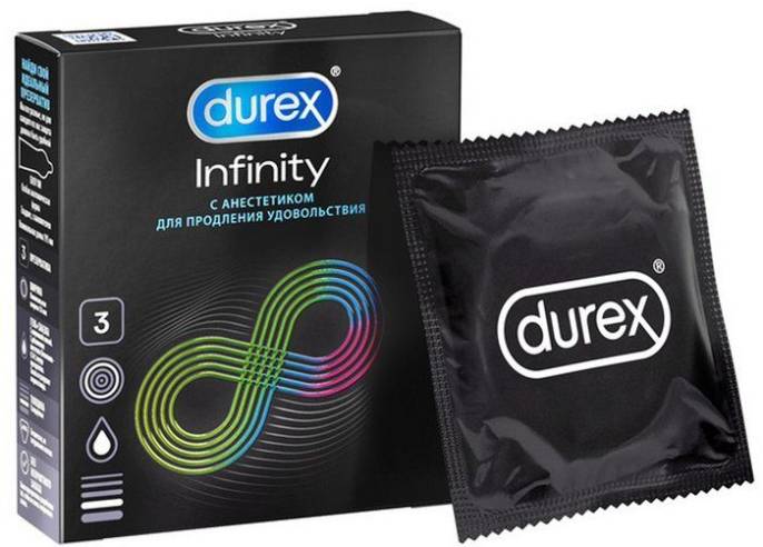 Презервативы Durex Infinity гладкие 3 шт