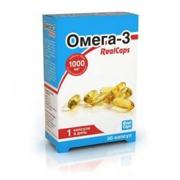 Омега 3 RealCaps 1000мг 30 капсул