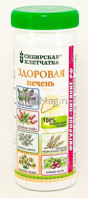 Клетчатка Сибирская Здоровая печень банка 170 г