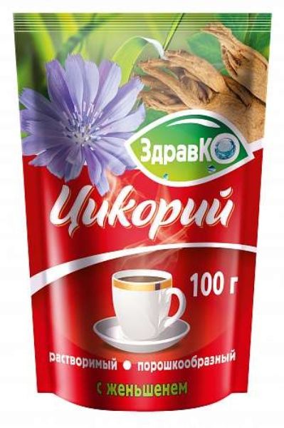 Цикорий растворимый с женьшенем Еремеевский 100г