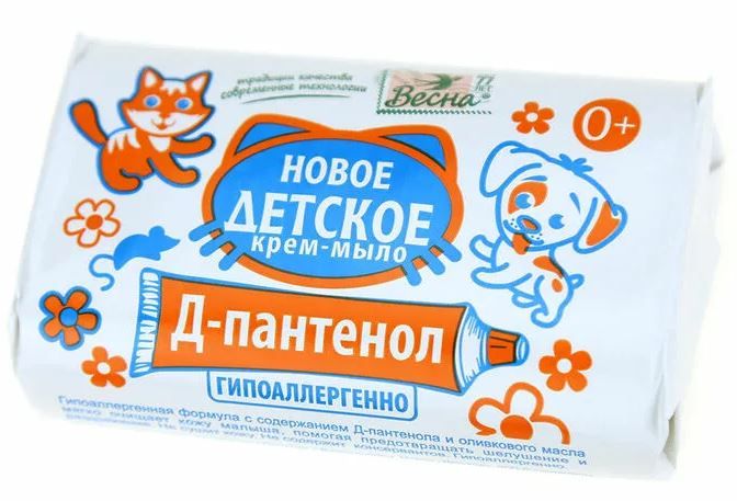 Мыло Детское с Д пантенолом 0 Весна 90г