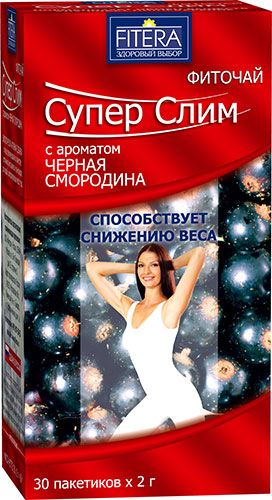Супер Слим чай лист смородины 30 пакетиков по 2 г