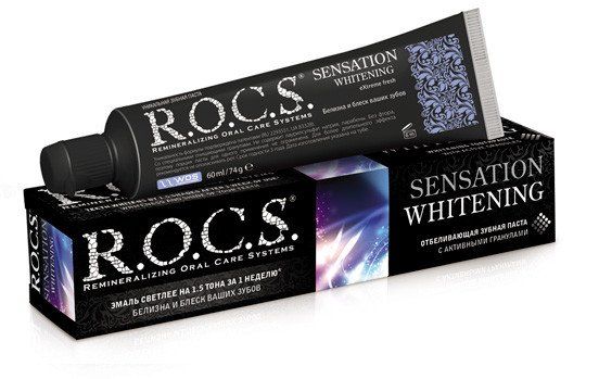 ROCS Рокс Зубная паста Сенсационное отбеливание 74г