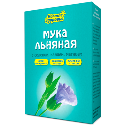 Льняная мука с селеномкалием и магнием 300г