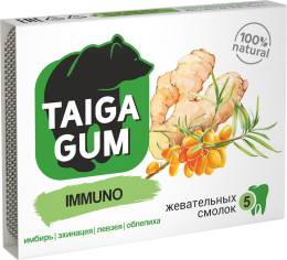Смолка жевательная Taiga Gum Иммуно