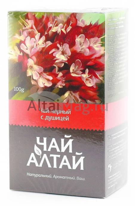 Алтай чай черный с душицей 100г
