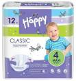 Подгузники Bella Happy Classic Макси от 8 до 18кг 12шт