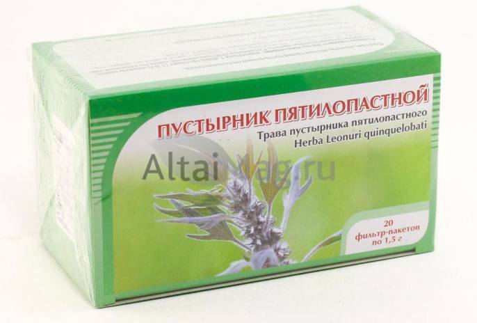 Пустырник пятилопастной 20 пакетиков