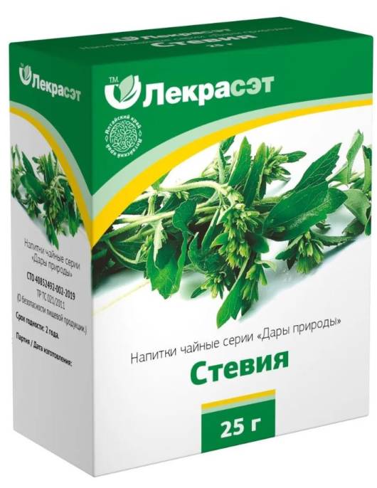 Стевия листья чайный напиток 25г