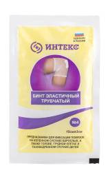 Бинт эластичный трубчатый Интекс №4 15см x 30см