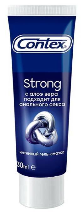 Интимный гель смазка Contex Strong для анального секса 30 мл