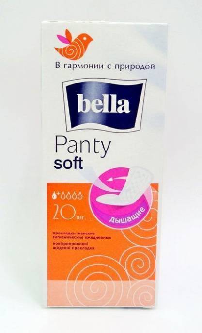 Прокладки Bella Белла Белая линия Panty Soft 20шт