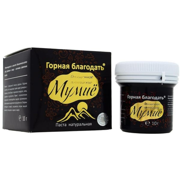 Мумие алтайское «Горная благодать», паста натуральная 10 гр.