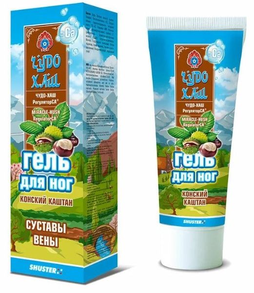 Чудо Хаш гель для ног Конский каштан 70г