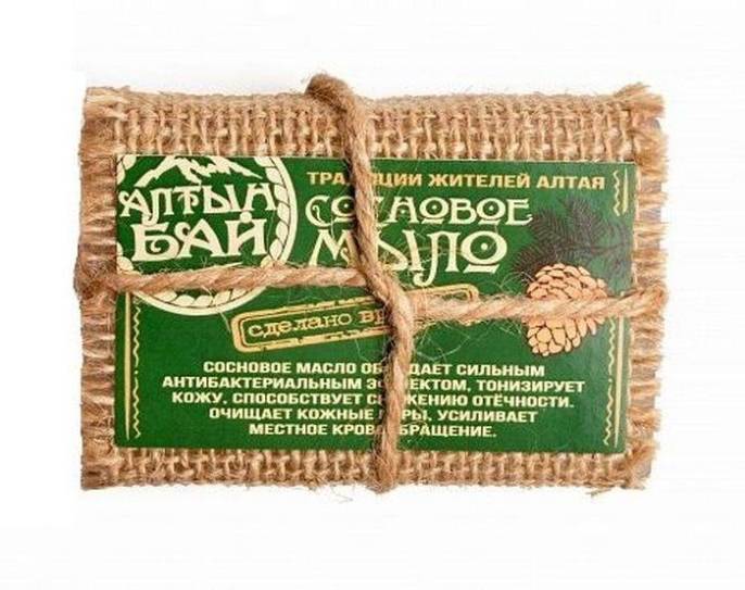 Мыло АЛТЫНБАЙ натуральное Сосновое 80г