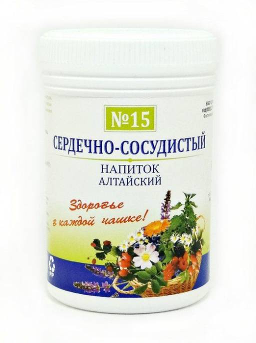 Сердечно сосудистый чайный напиток Алтайский №15 50г