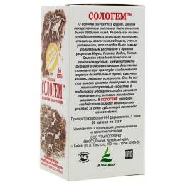 Пантовый комплекс «Сологем» с экстрактом солодки, 60 капс.