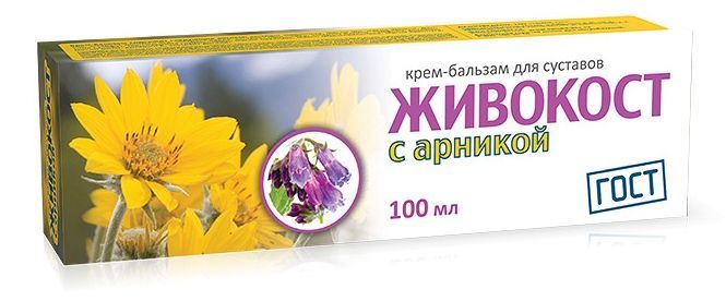 ЖИВОКОСТ с Арникой крем бальзам для суставов 100мл