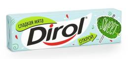 Жевательная резинка Dirol сладкая мята 136 г
