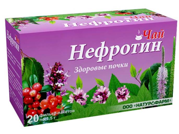 Фиточай Нефротин почечный 20 пакетиков