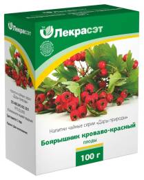 Боярышник кроваво красный плоды чайный напиток 100г