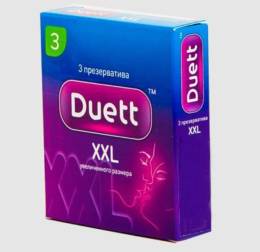 Презерватив DUETT XXL большого размера №3